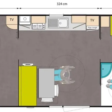 Camping 4 étoiles - Piscine - Ccbbecd